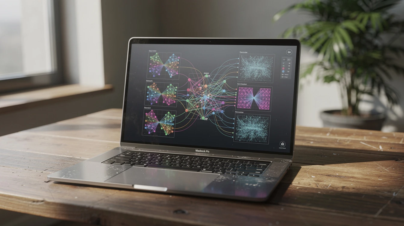 Illustration Auto-encodeur en IA : définition, fonctionnement, exemples et limites